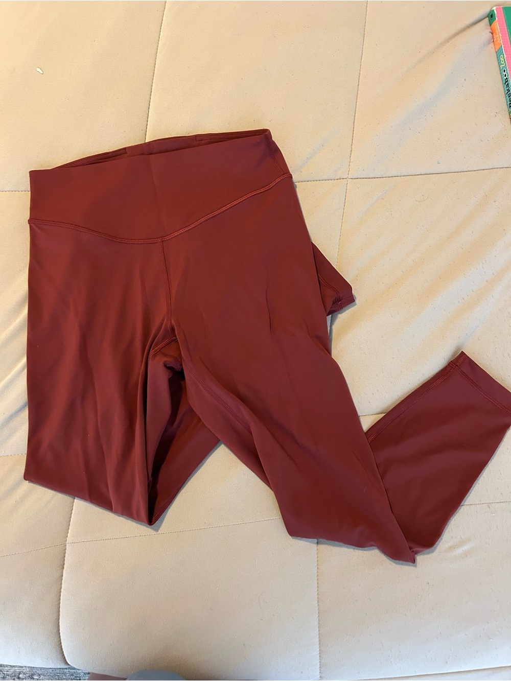 lululemon athletica Burgundy High-Rise Leggings
